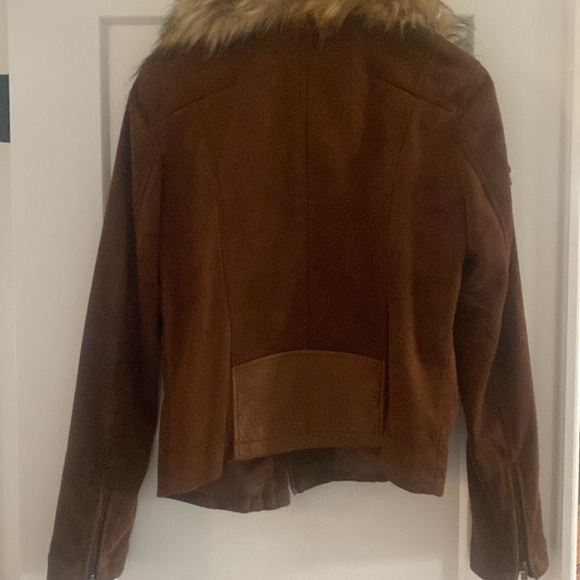 John + Jenn moto jacket with removable fur collar - Picture 4 of 4